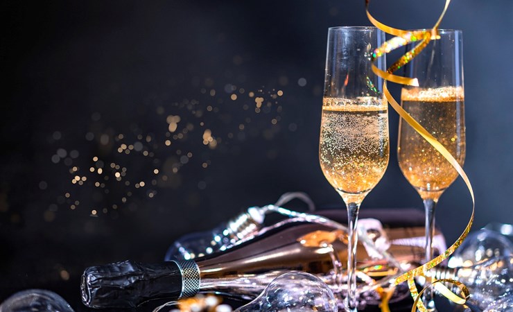 Nytårstale ved Mattias Tesfaye, kransekage og champagne
